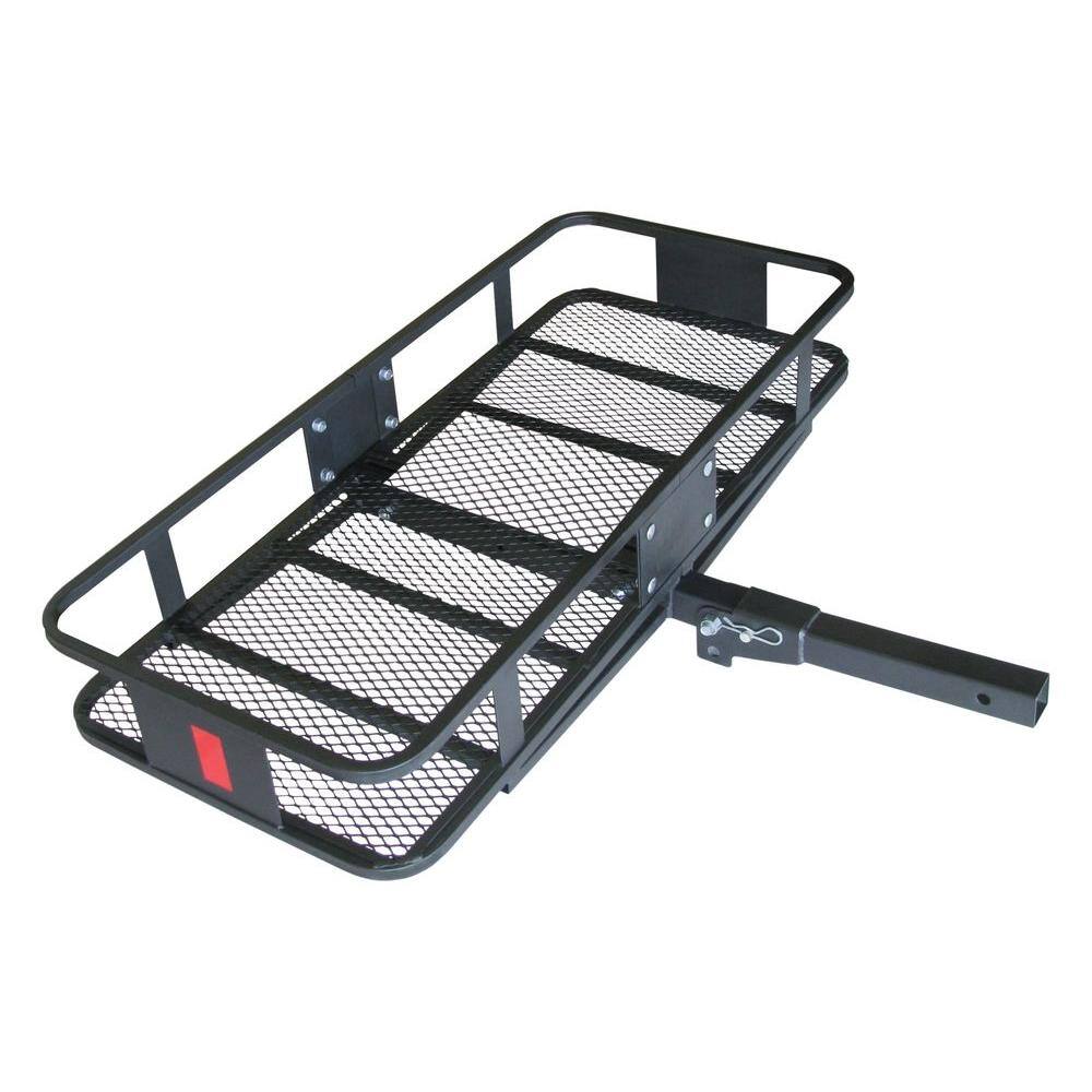 HitchMate 4011 500 lb. Capacity 48 in. x 20 in. Steel Fold Up Cargo Carrier for 2 in. Receiver