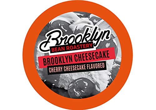 Brooklyn Beans Brooklyn Cheesecake Coffee Pods. Compatible with 2.0 K-Cup Brewers. 40 Count