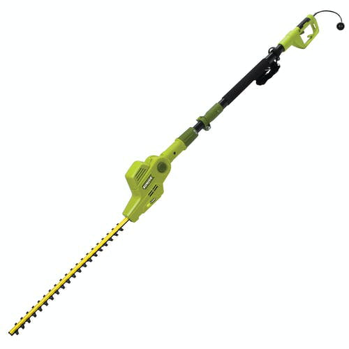Sun Joe Electric Telescoping Pole Hedge Trimmer. Multi-Angle Head. 21-inch. 4-Amp