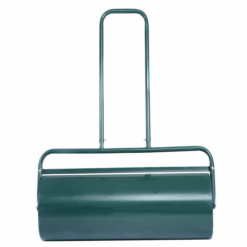 ANGELES HOME CK29-GT70 24 in. x 13 in. Tow Lawn Roller Water Filled Metal Push Roller