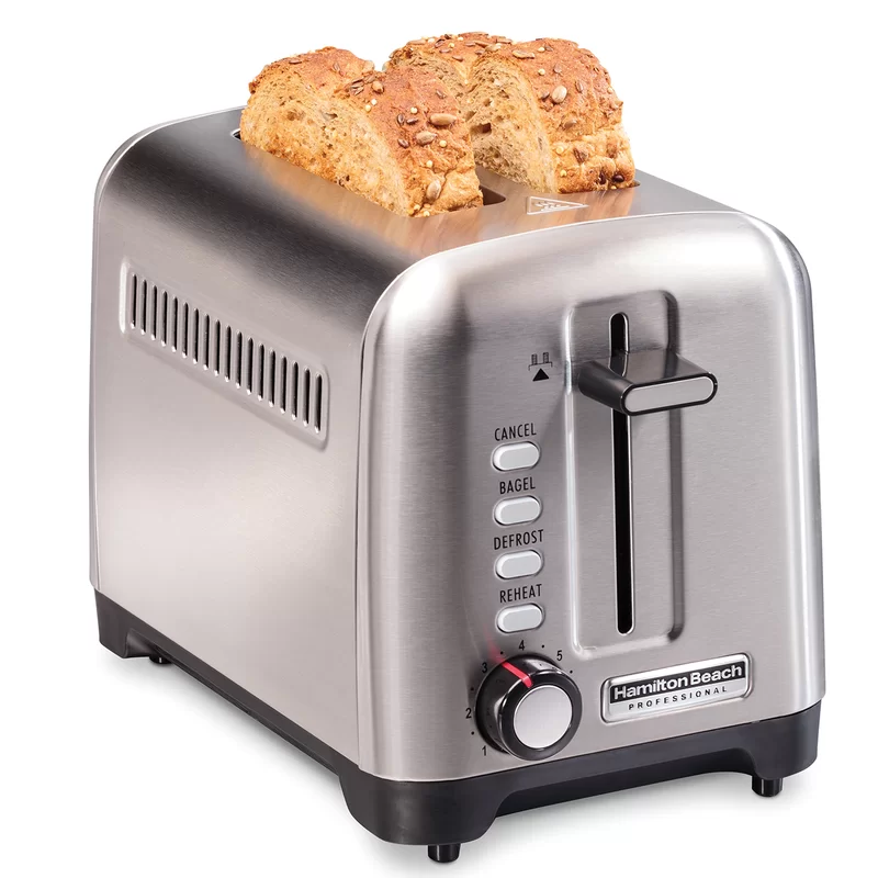 Hamilton Beach 22990 Pro 2-Slice Stainless Steel Wide Slot Toaster