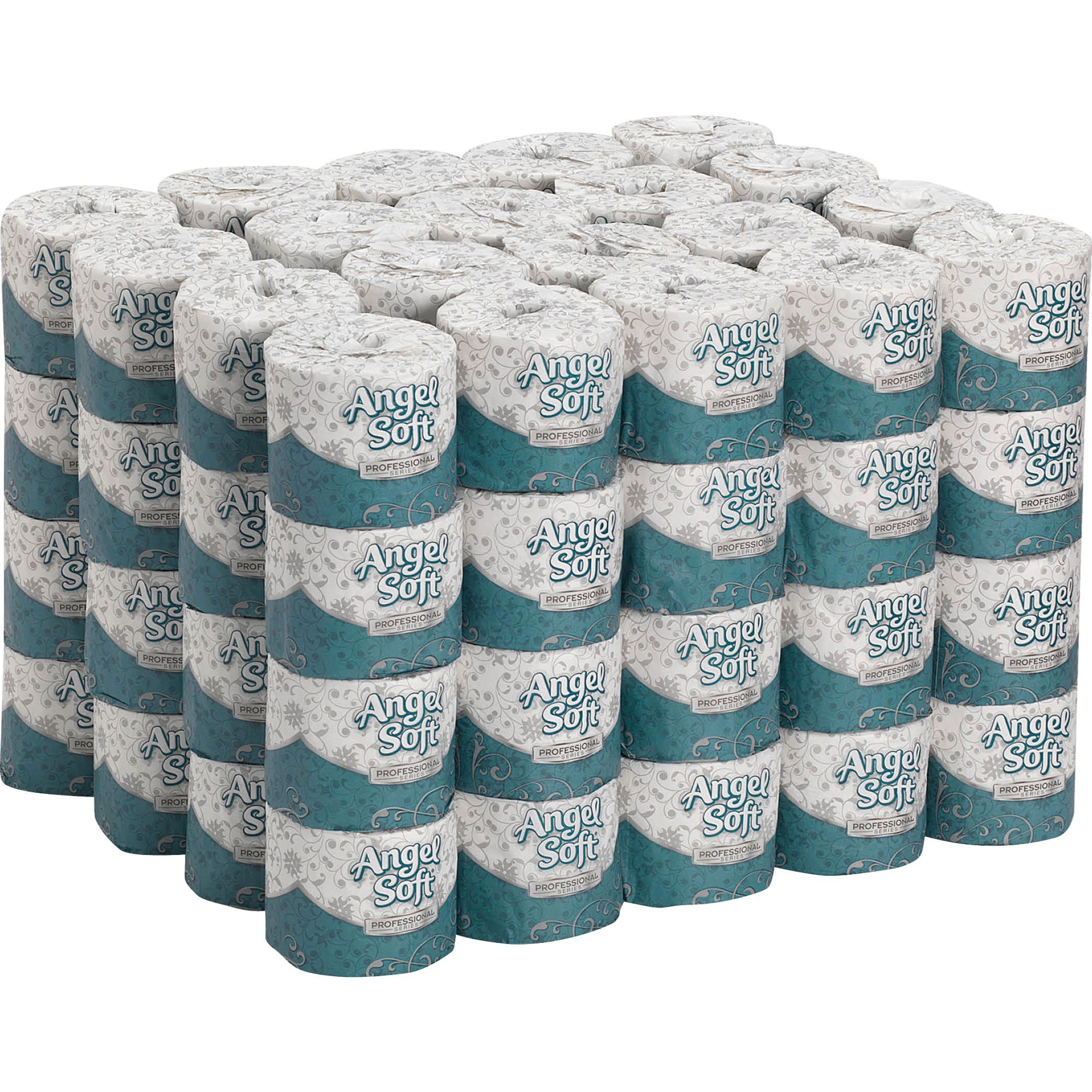 Angel Soft Professional Series Embossed Toilet Paper by GP Pro. White. 80/Carton