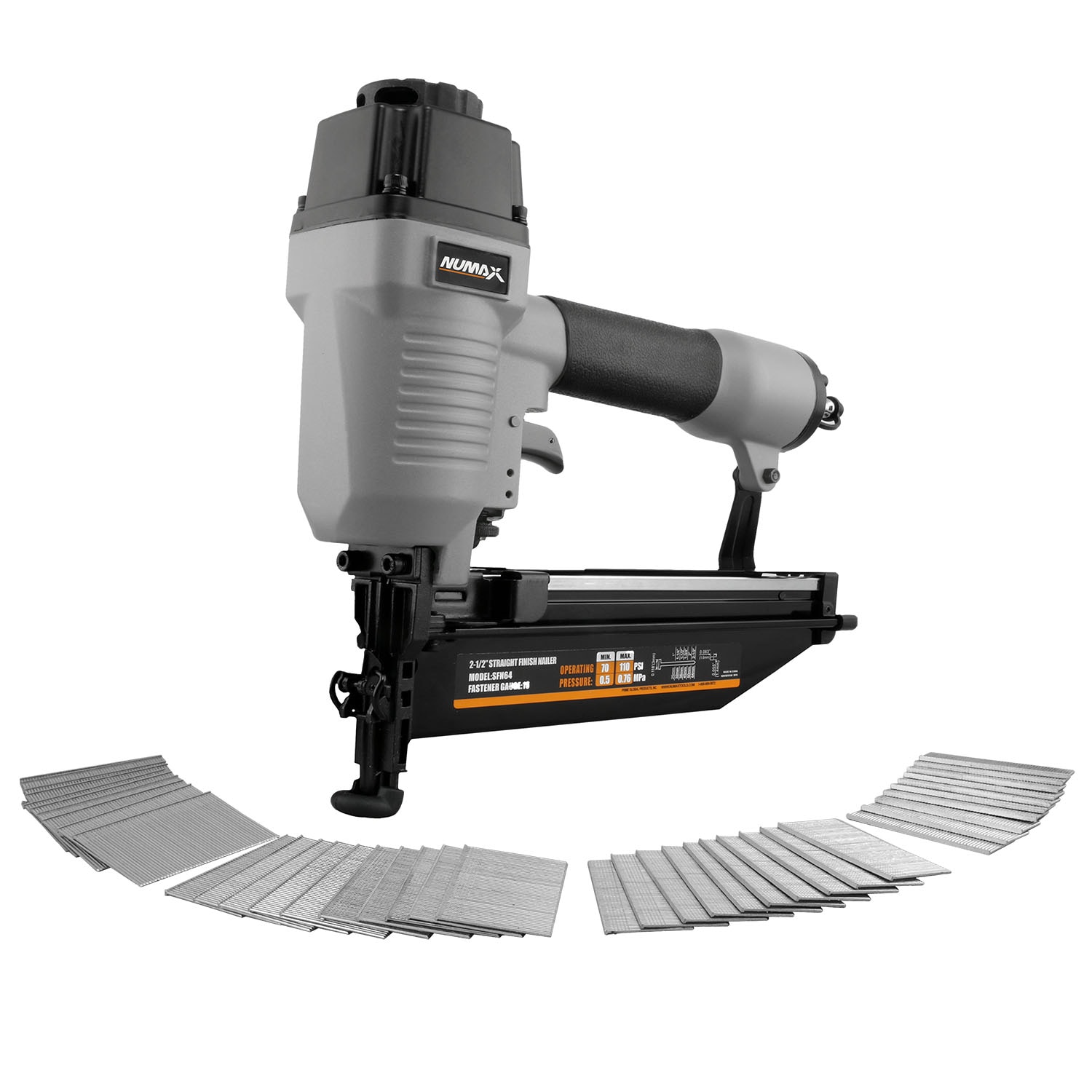 Numax Tool and Fasteners 2.5-in 16-Gauge Pneumatic Finish Nailer