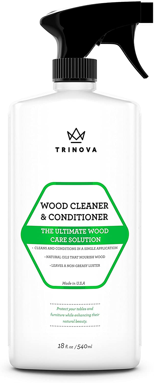 TriNova Wood Cleaner. Conditioner. Wax & Polish - 18 OZ