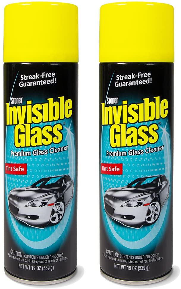Invisible Glass Cleaner for Auto and Home for a Streak-Free Shine. 19oz 2 Pack