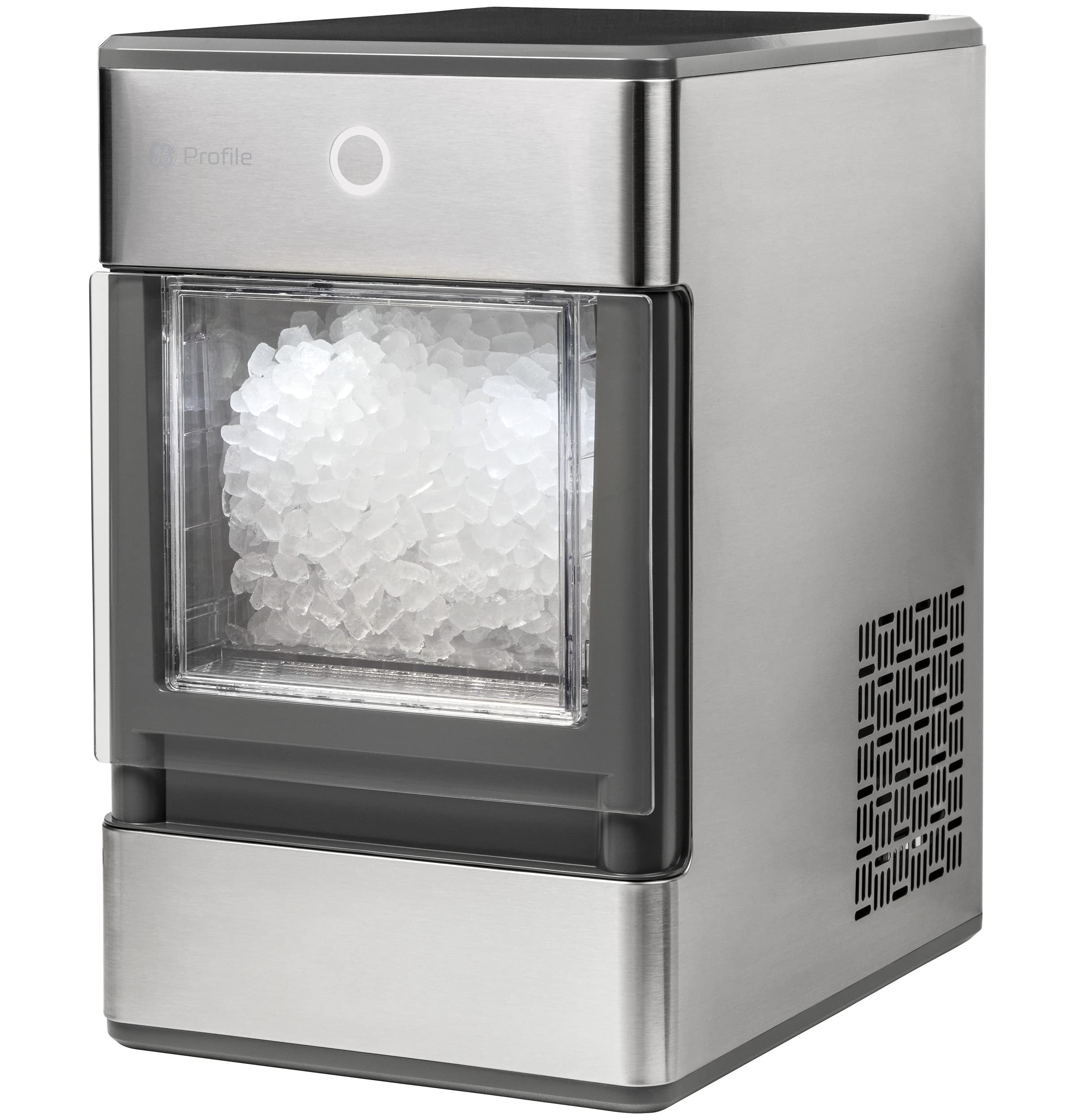 GE Profile Opal | Countertop Nugget Ice Maker | Portable Ice Machine Makes up to 24 lbs. of Ice Per Day | Stainless Steel Finish
