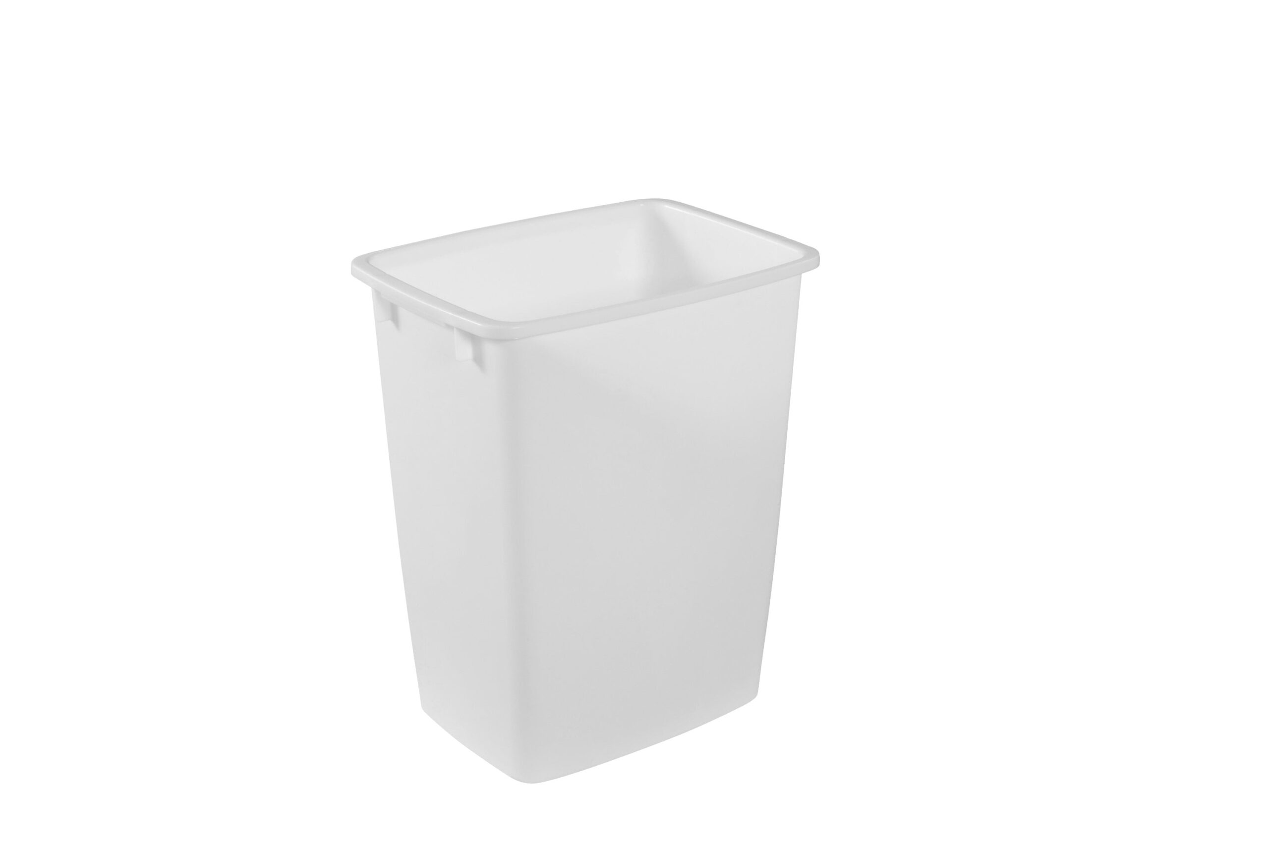 Rubbermaid 9 gal Plastic Kitchen Trash Can. White