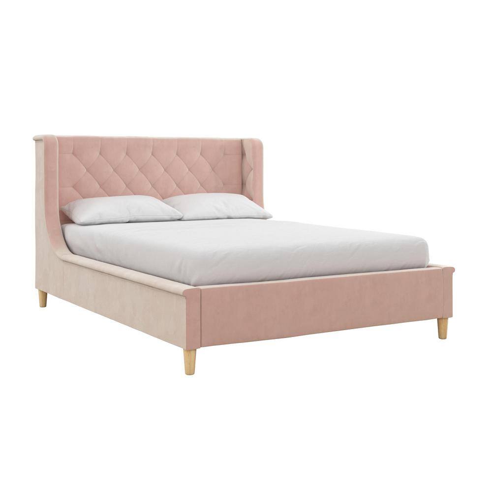 Little Seeds  Monarch Hill Ambrosia Pink Full Size Upholstered Bed