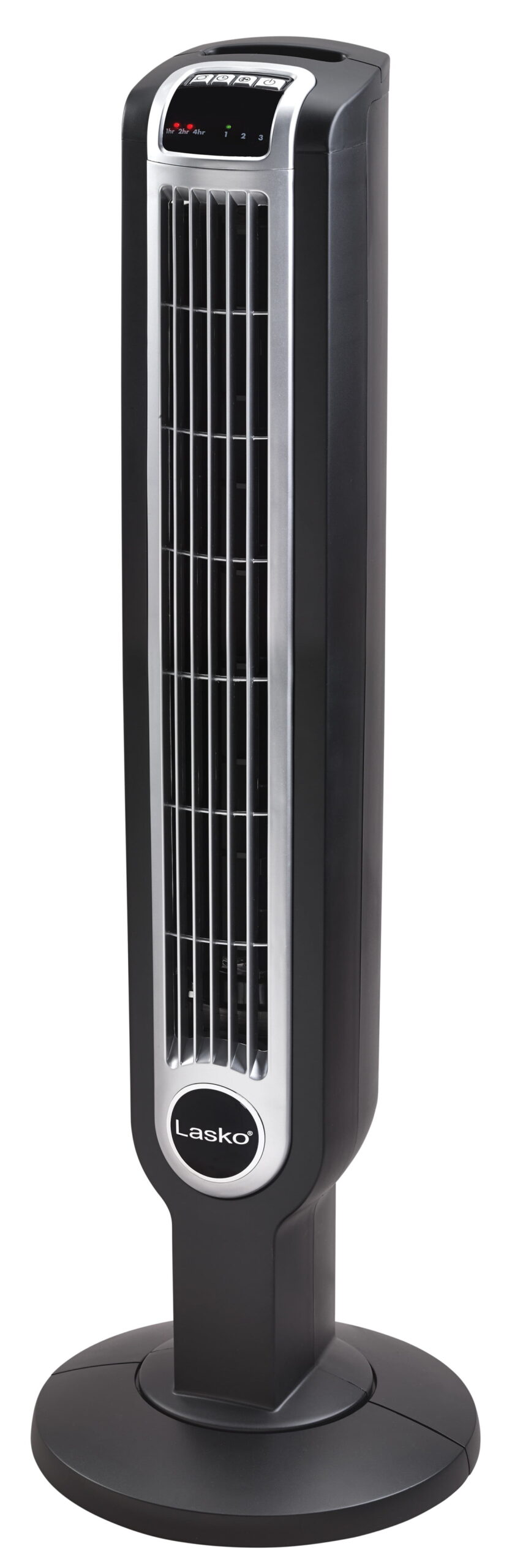 Lasko 36″ 3-Speed Oscillating Tower Fan with Remote Control and Timer. Model 2511. Black