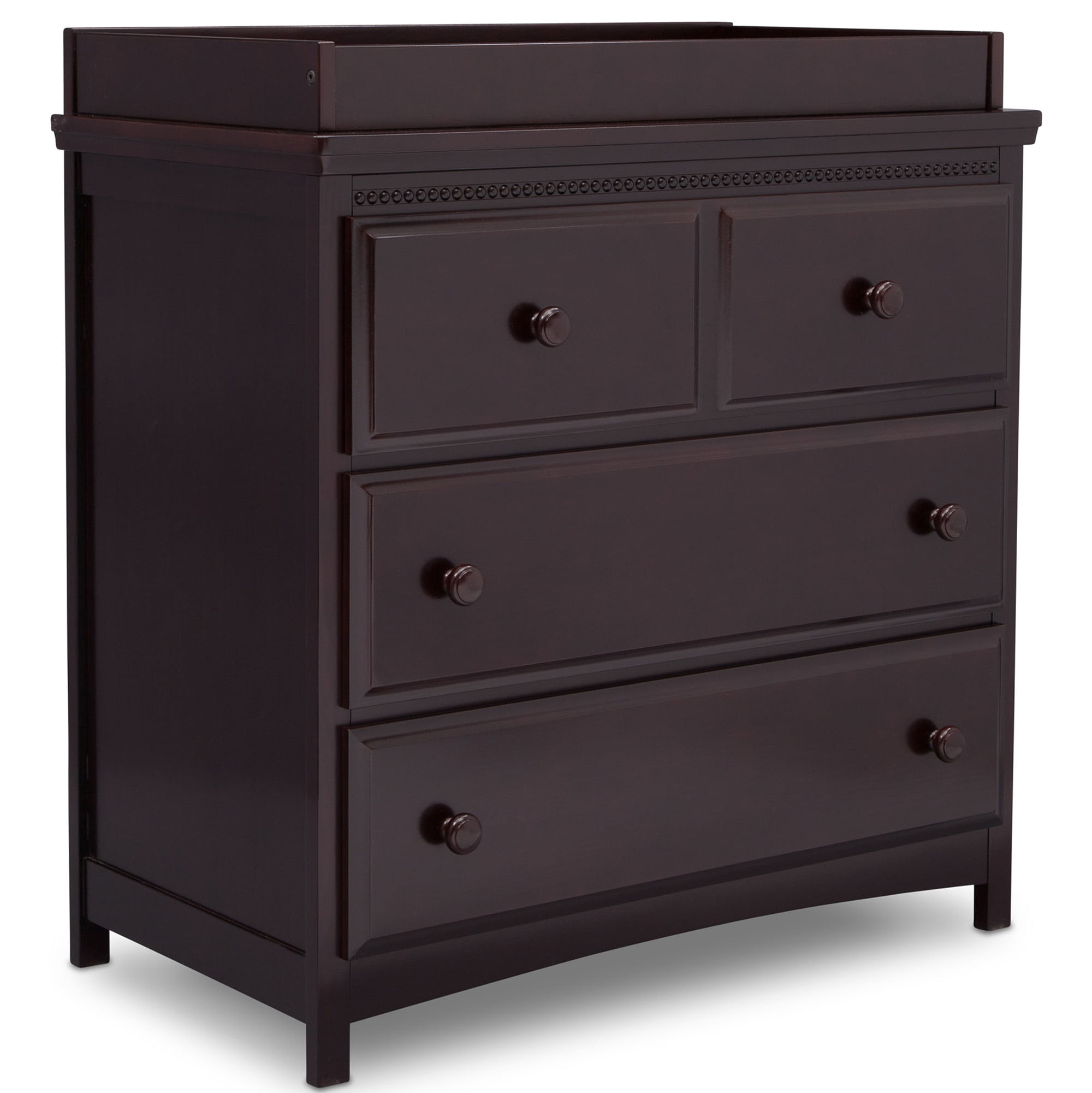 Delta Children Waverly 3 Drawer Dresser with Changing Top. Dark Chocolate