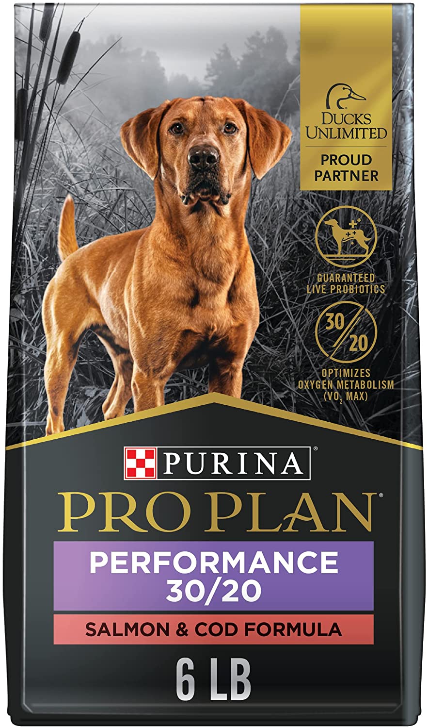 Purina Pro Plan Sport Performance 30/20 Salmon and Cod Formula Dry Dog Food - 6 lb. Bag