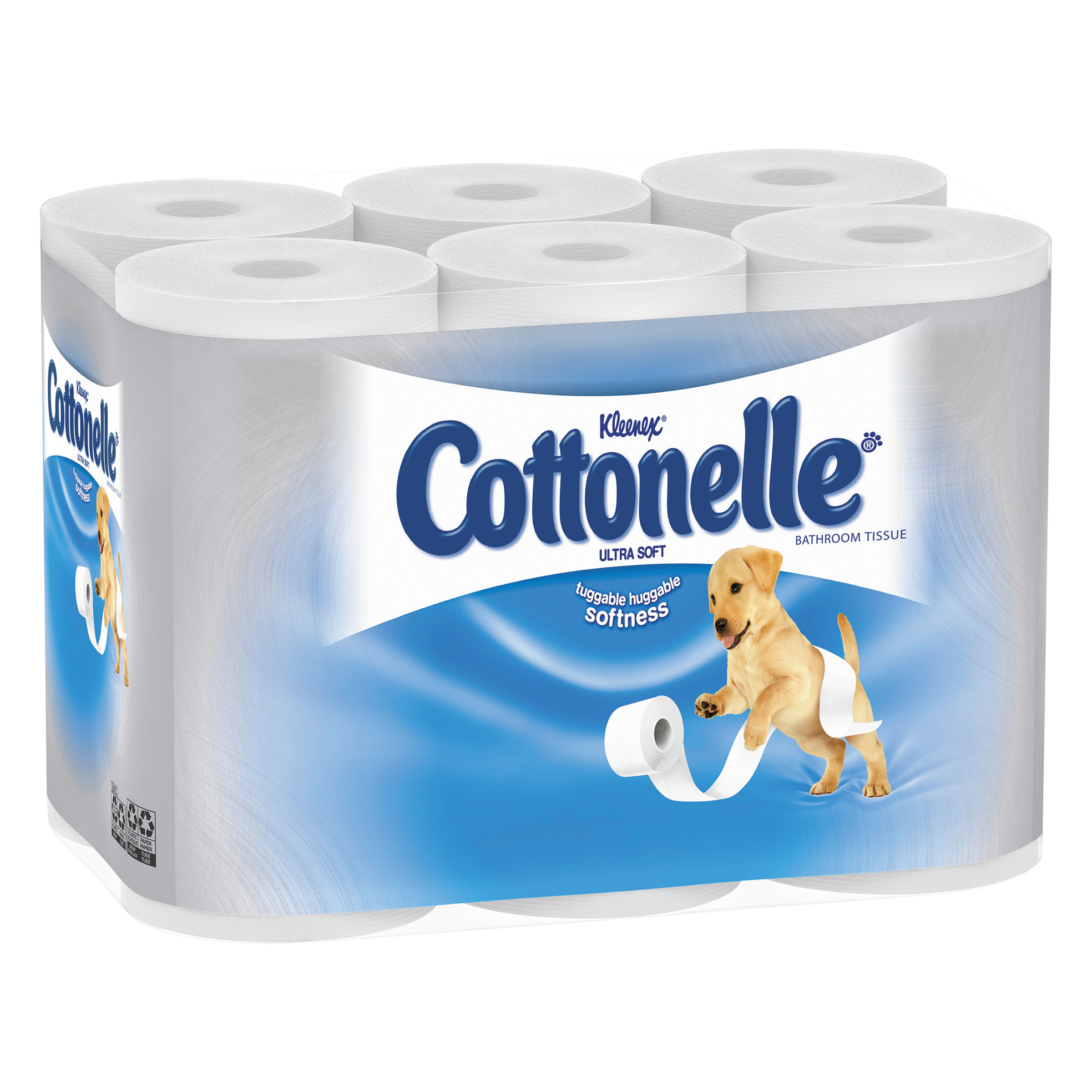 Cottonelle Ultra Soft Toilet Paper. 1-Ply. 165 Sheets/Roll. 48/Carton