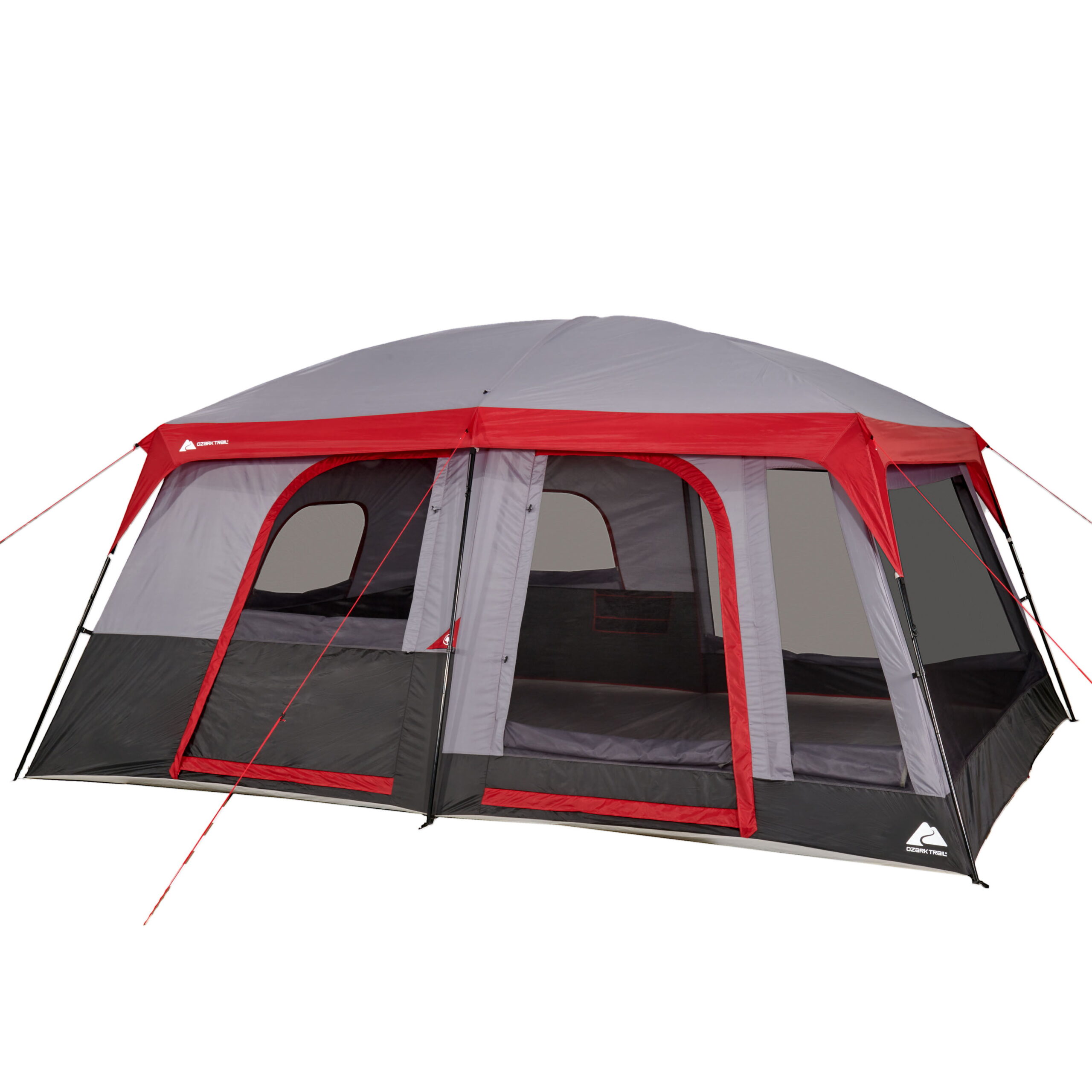 Ozark Trail 12-Person Cabin Tent. with Convertible Screen Room