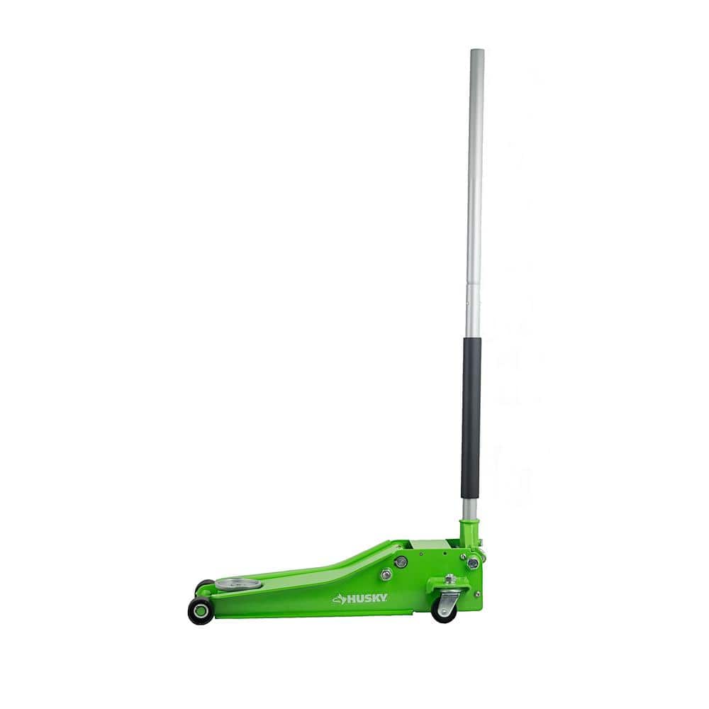 Husky HD00120-GR-TH 3-Ton Low Profile Floor Jack with Quick Lift. Green