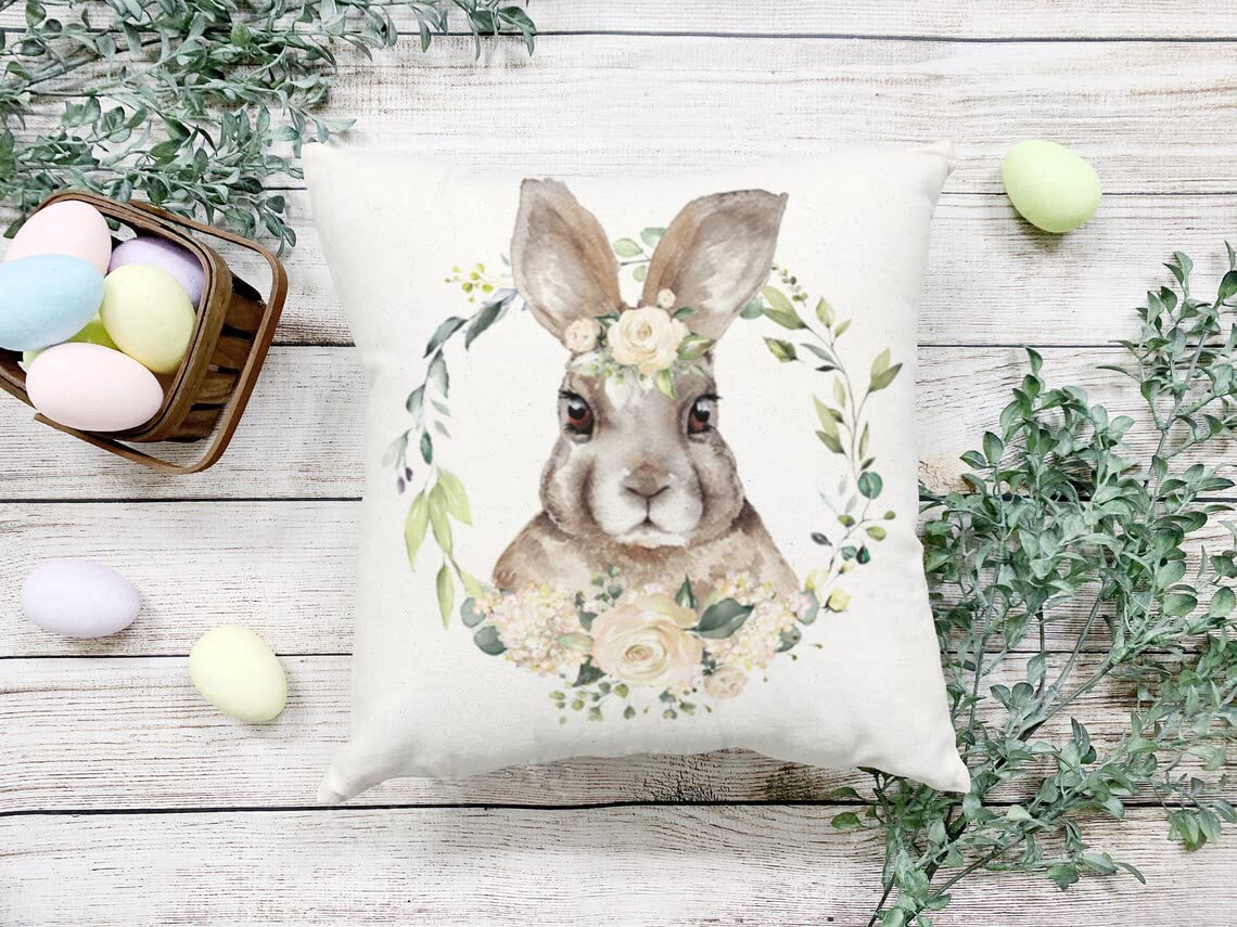 Glaring Easter Spring Outdoor Pillow Covers 18×18 Set of 4 Decorations
