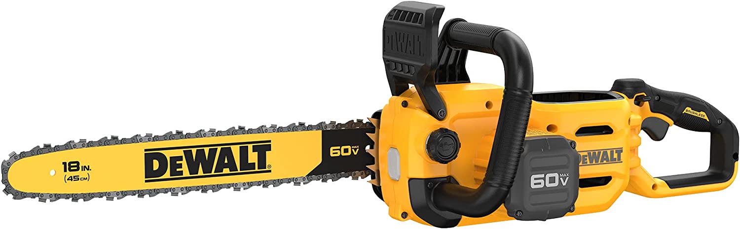 DEWALT DCCS672B 60V MAX 18in. Brushless Cordless Battery Powered Chainsaw. Tool Only