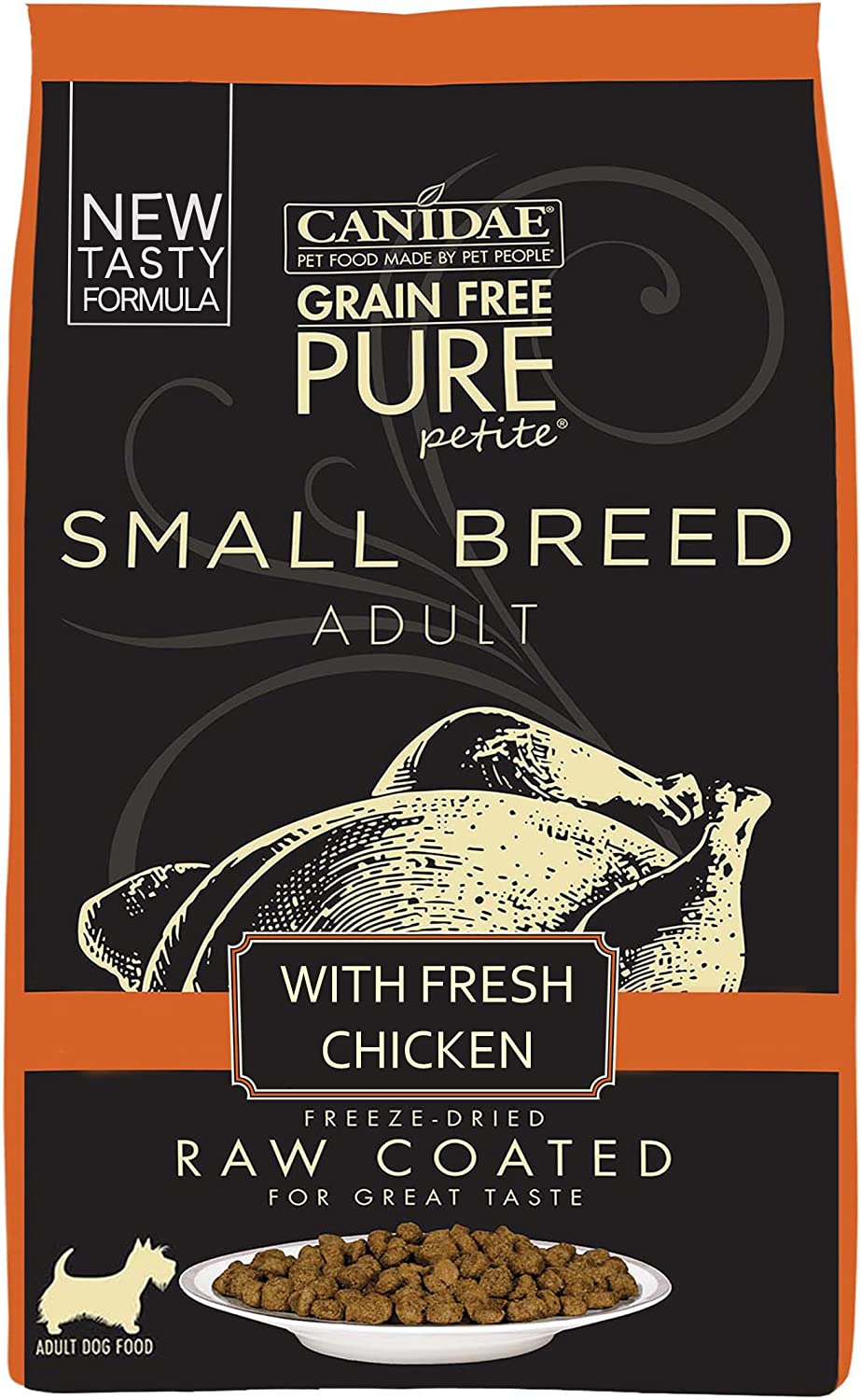 Canidae PURE Petite Limited Ingredient Premium Small Breed Adult Dry Dog Food. Grain Free. Chicken. Premium Clean Proteins 10 Pound