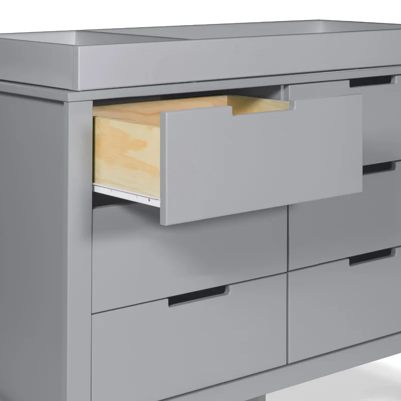 Carter-s by DaVinci Colby 6 Drawer Double Dresser. Gray