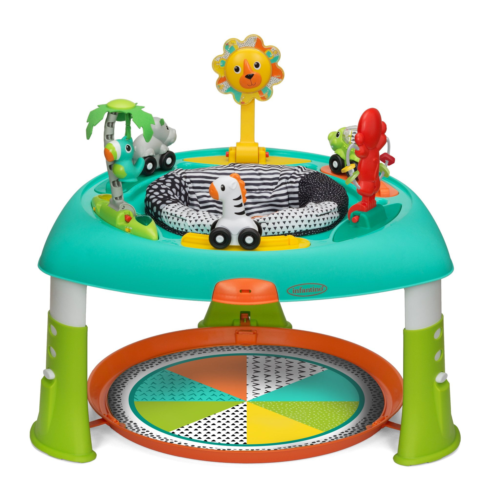 Infantino Sit. Spin. and Stand Entertainer 360 Seat and Table Activity Center. Multicolor