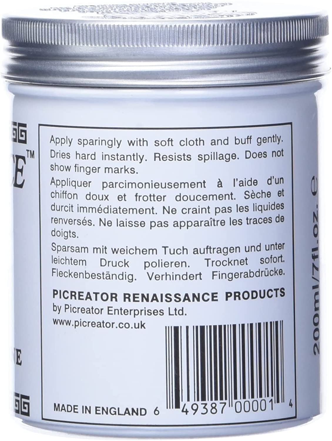 Renaissance Wax Polish . 200 ml