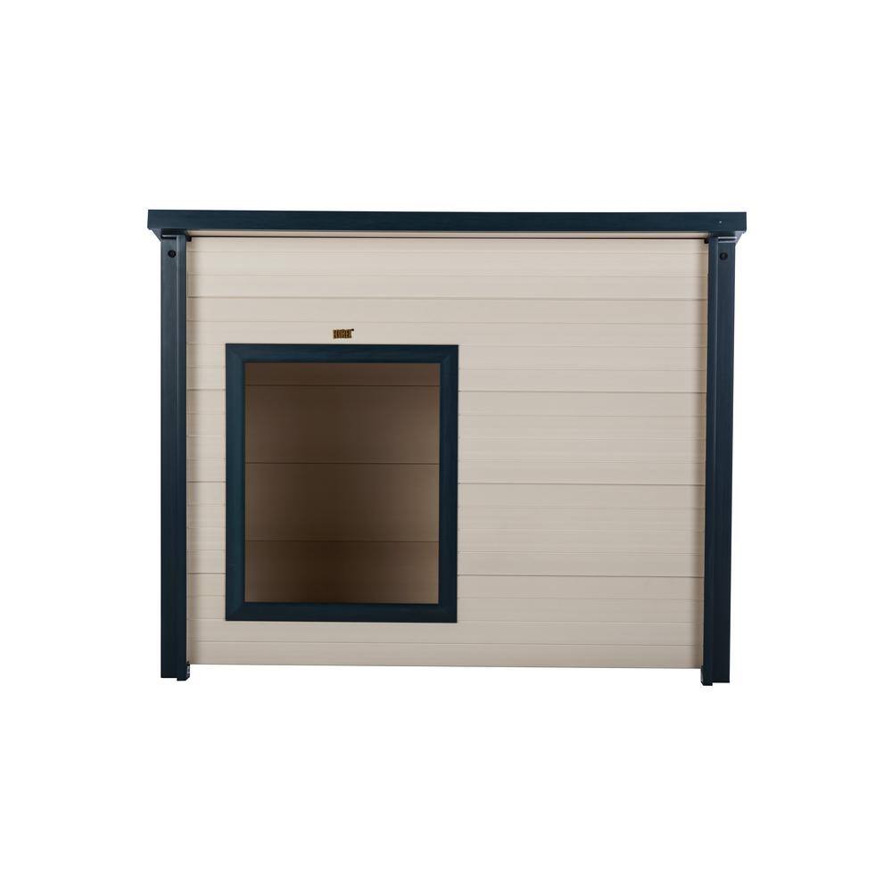 New Age Pet ECOH203JMB ECOFLEX Lodge Style Dog House - Jumbo