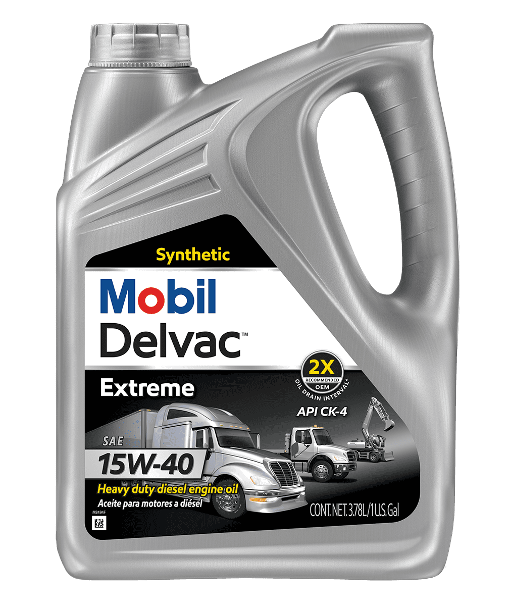 Mobil Delvac Extreme Heavy Duty Full Synthetic Diesel Engine Oil 15W-40. 1 Gal (3 pack)