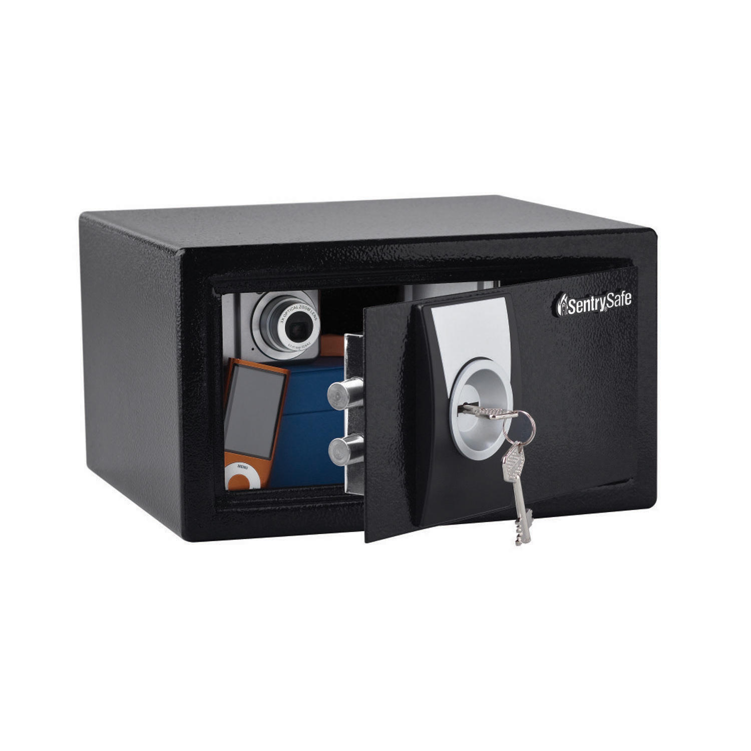 SentrySafe - Security Safe. Key Lock - .3 Cubic Feet. Black