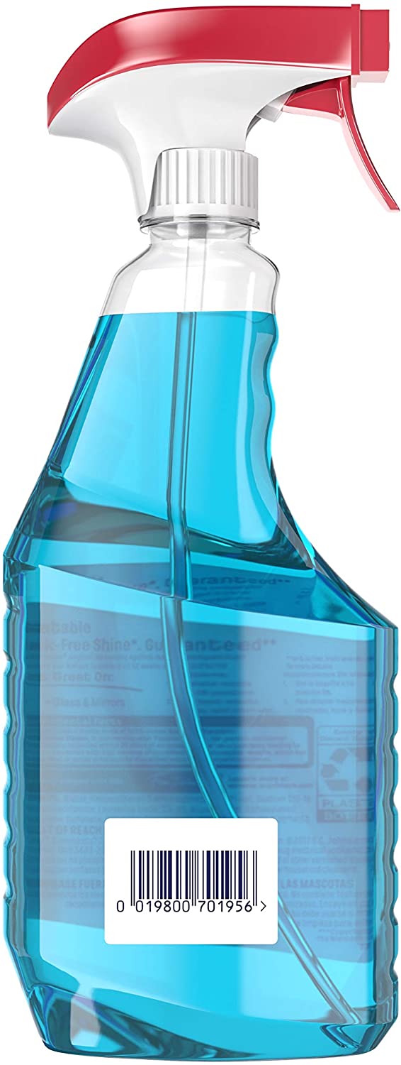 Windex Original Glass and Window Cleaner Spray Bottle. Original Blue. 23oz 6Pack