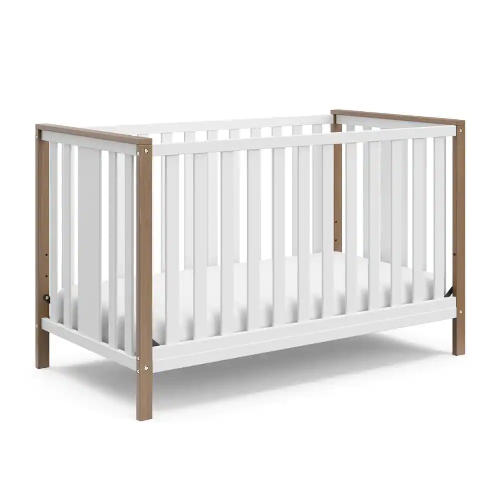 Storkcraft Modern Pacific Vintage Driftwood 4-in-1 Convertible Crib