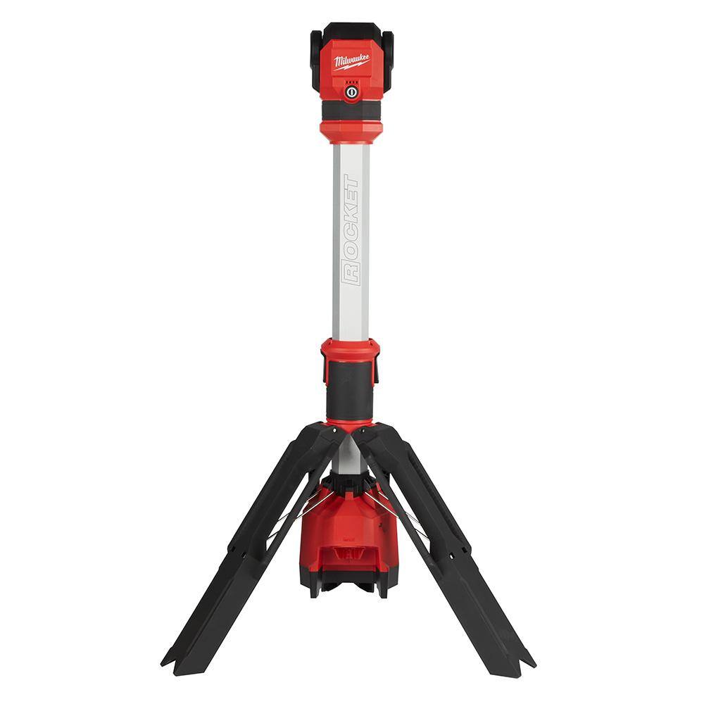 Milwaukee 2132-20-48-11-2440 M12 12-Volt Lithium-Ion Cordless 1400 Lumen ROCKET LED Stand Work Light with M12 4.0 Ah Battery