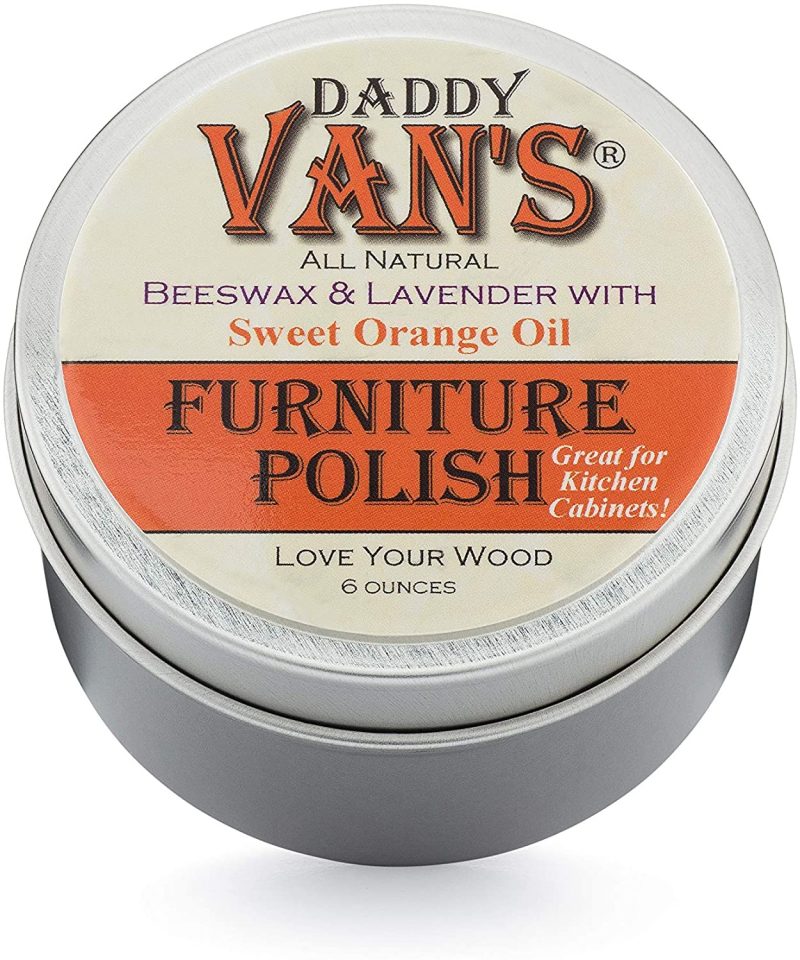 Daddy Van-s All Natural Lavender & Sweet Orange Oil Beeswax Furniture Polish