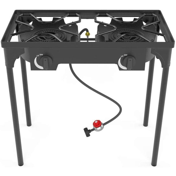 Kapas Outdoor & Indoor Portable Propane Stove. Double Burners