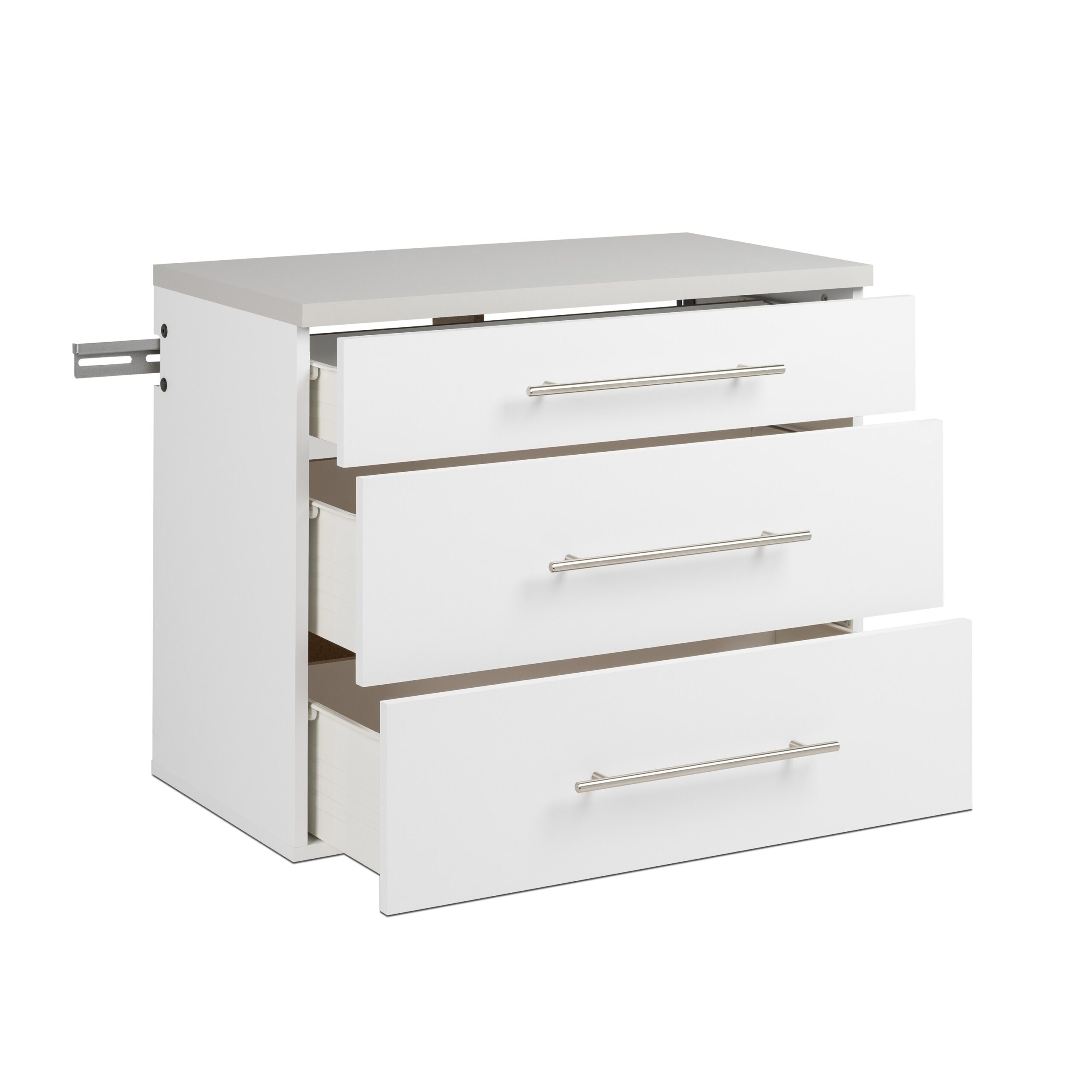 Prepac HangUps 30-in W x 72-in H Wood Composite White Wall-mount Utility Storage Cabinet
