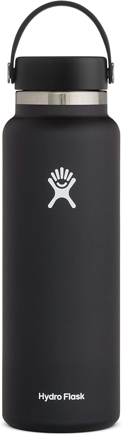 Hydro Flask 40oz Wide Mouth Bottle (Black)