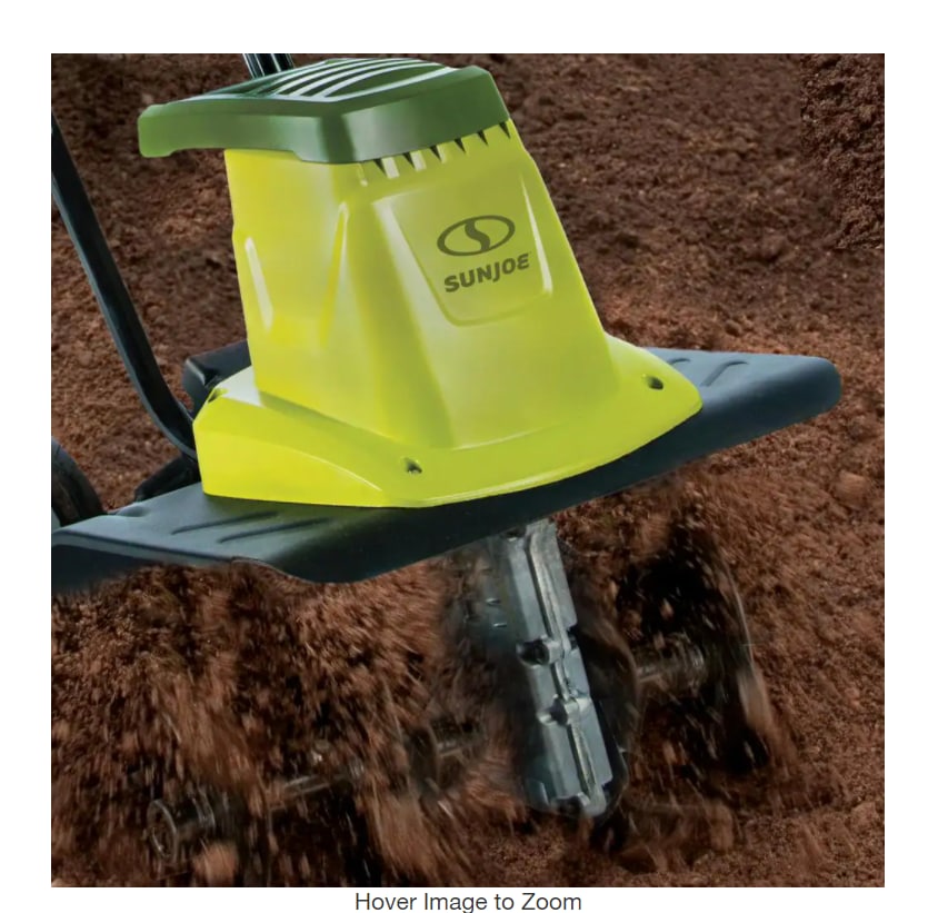 Sun Joe TJ602E 12-In 8-Amp Electric Garden Tiller/Cultivator