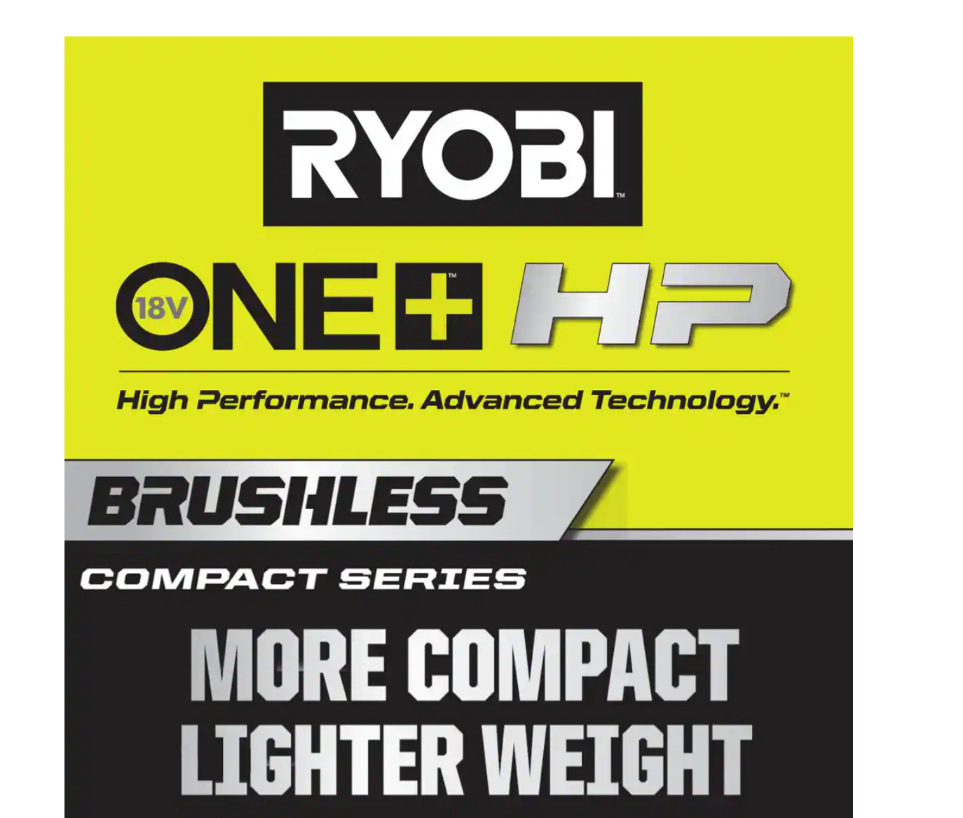 RYOBI PSBID01K-PSBRA02B ONE+ HP 18V Brushless Cordless Compact 1/4 in. Impact Driver and 3/8 in. Right Angle Drill with (2) Batteries. Charger