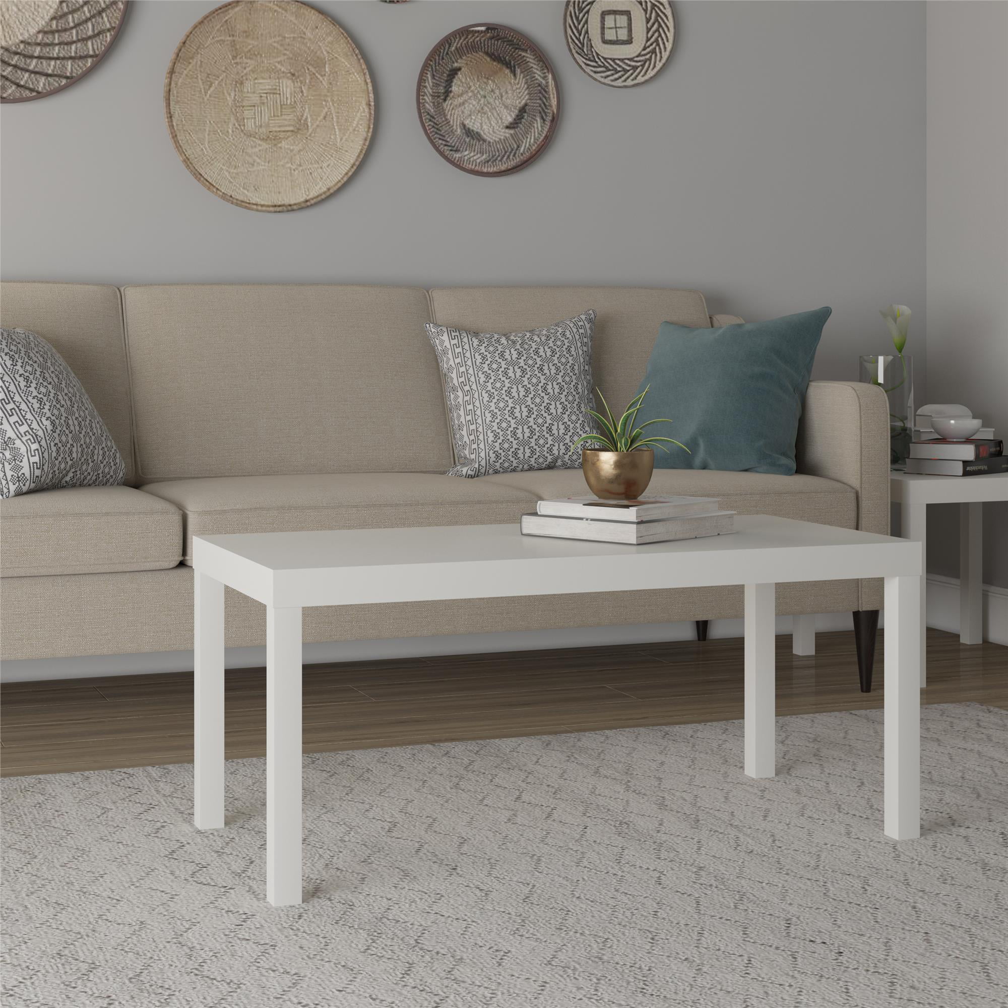 Mainstays Parsons Coffee Table. White