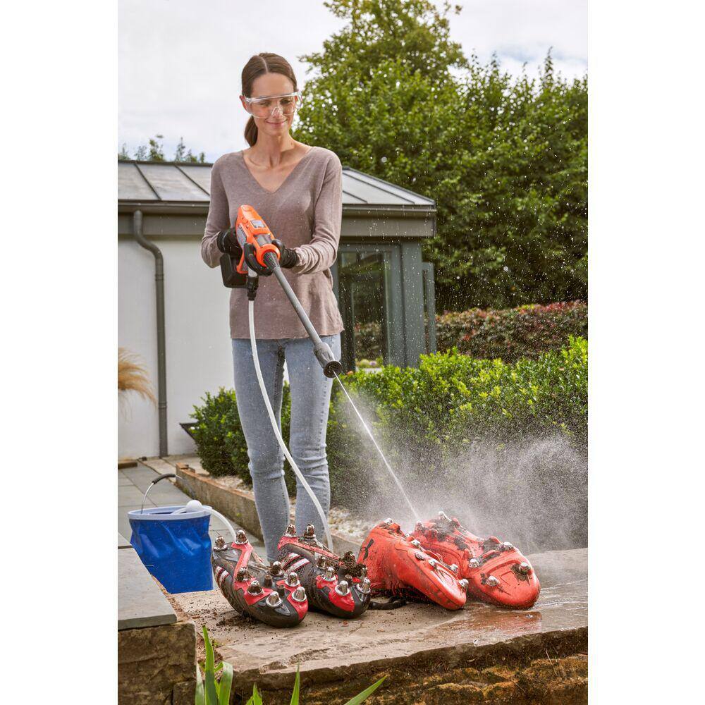 BLACK+DECKER BCPW350C1 20V MAX 350 PSI 1.0 GPM Cold Water Electric Pressure Washer with (1) 1.5 Ah Battery & Charger