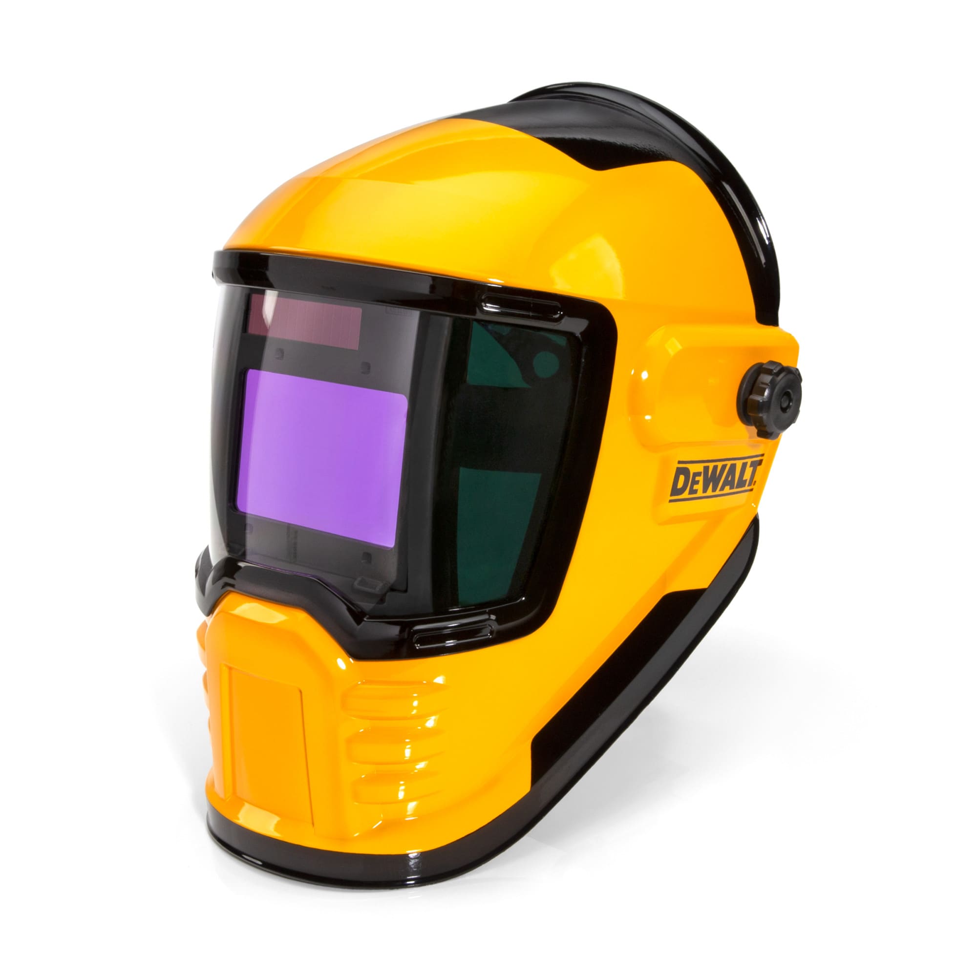 DEWALT Auto Darkening Variable Shade Yellow Welding Helmet