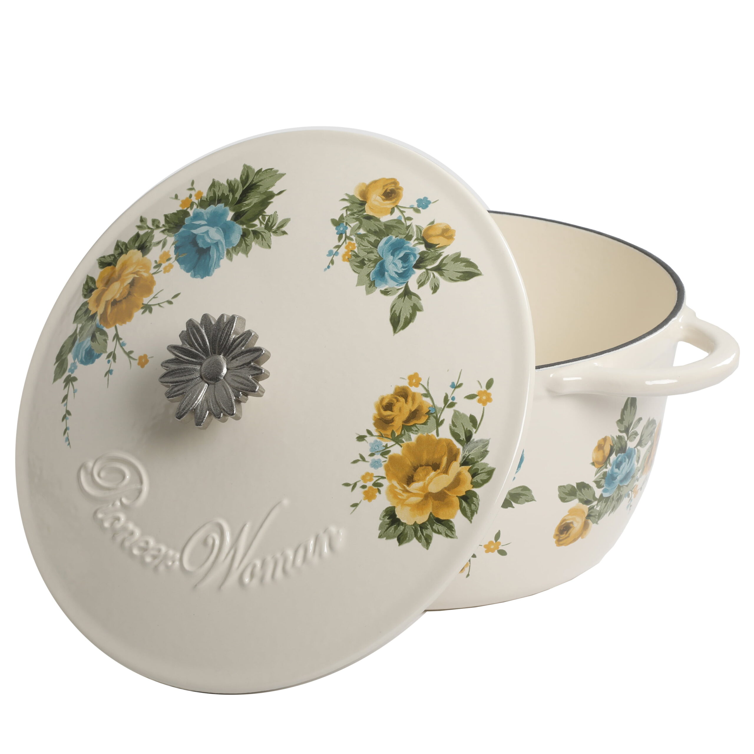 The Pioneer Woman Rose Shadow 5-Quart Dutch Oven