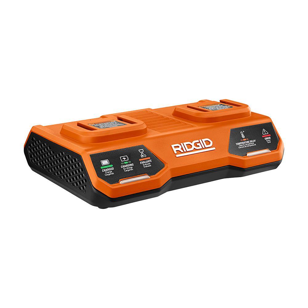 RIDGID AC86095 18V Dual Port Simultaneous Charger