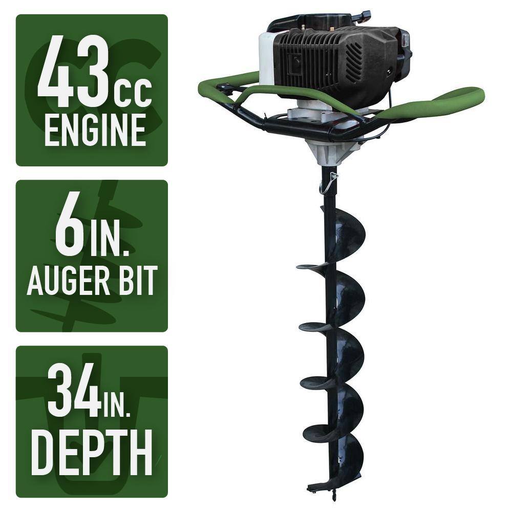 Sportsman  Earth Series 43cc 6 in. Gas Powered Auger