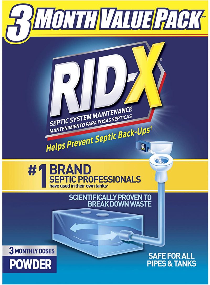 RID-X Septic Treatment. 3 Month Supply Of Powder. 29.4 oz