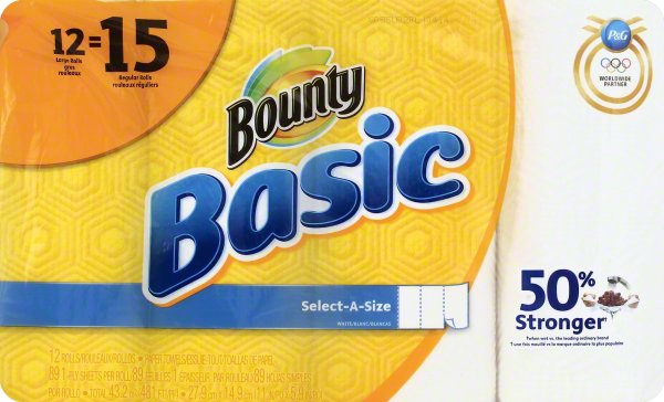 Bounty Basic Select-A-Size Paper Towels