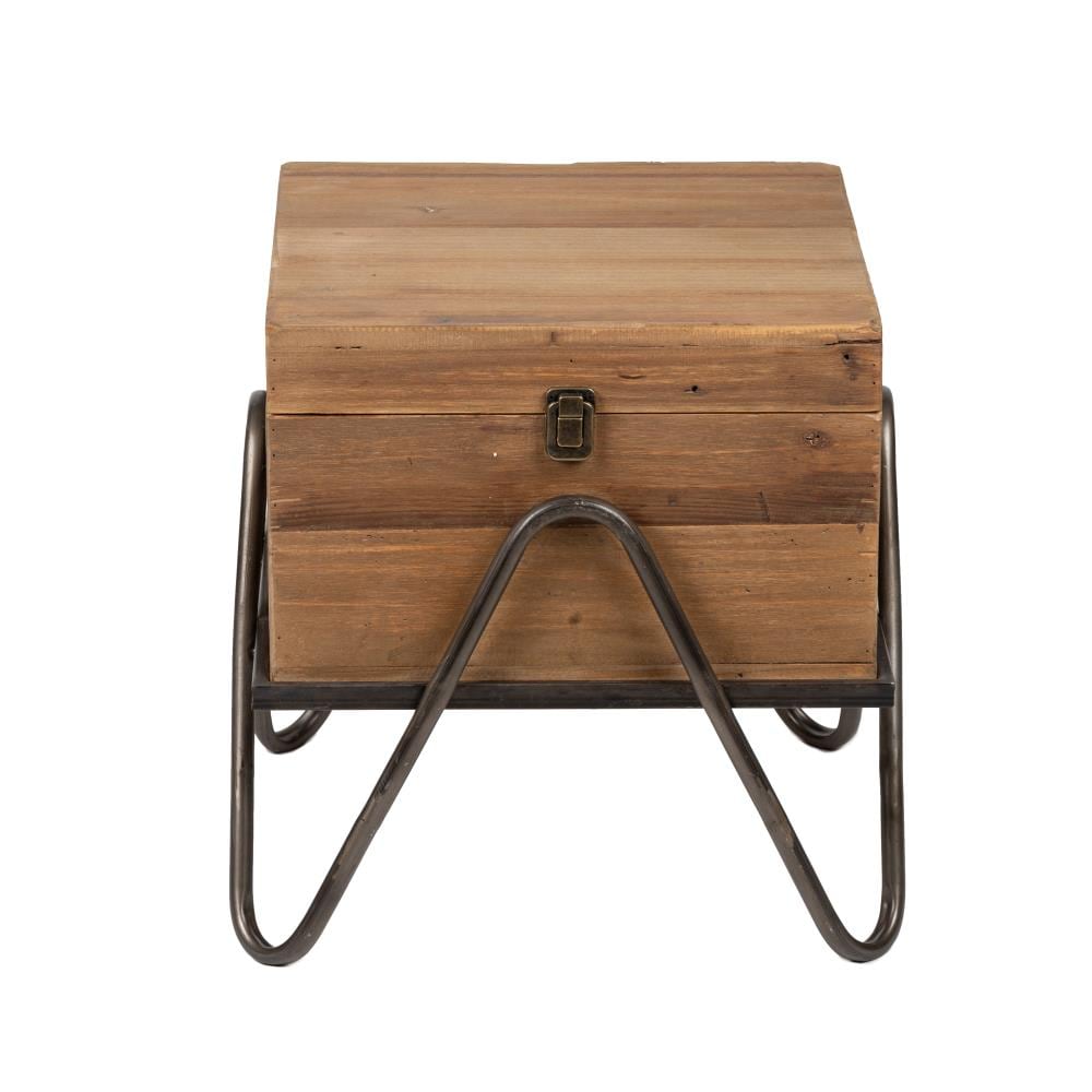 Home View Design 16.5-in W x 28.3-in H Wood Composite Natural Freestanding Utility Storage Cabinet