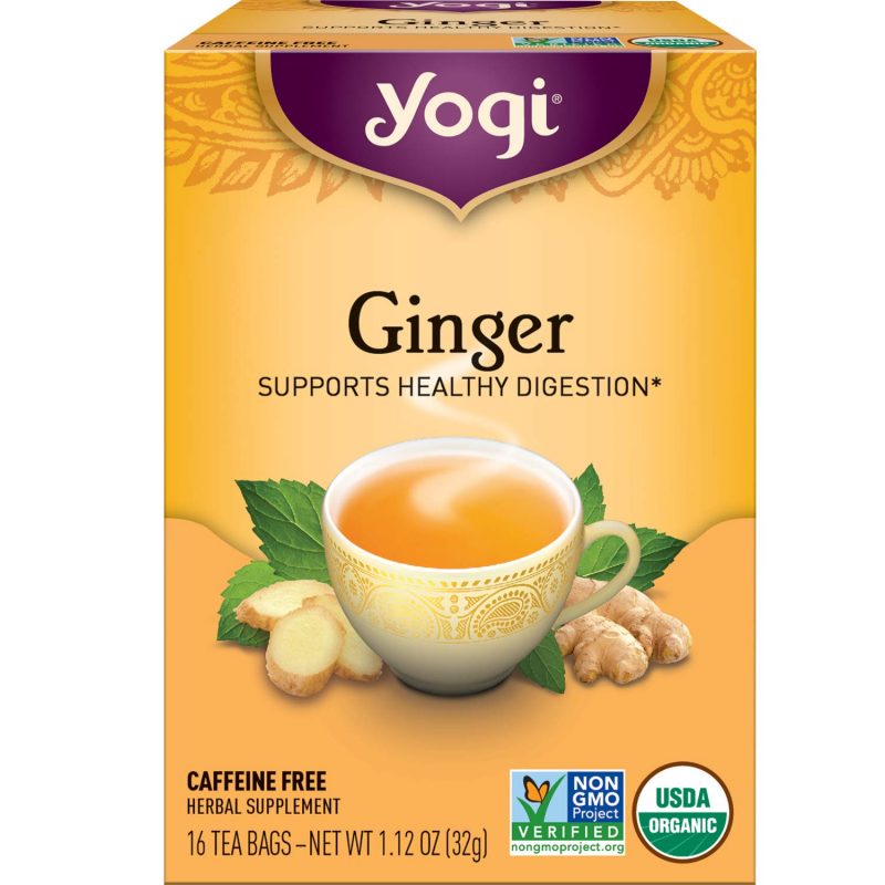 Yogi Tea Ginger. 6 Pack. Supports Healthy Digestion. 96 Tea Bags