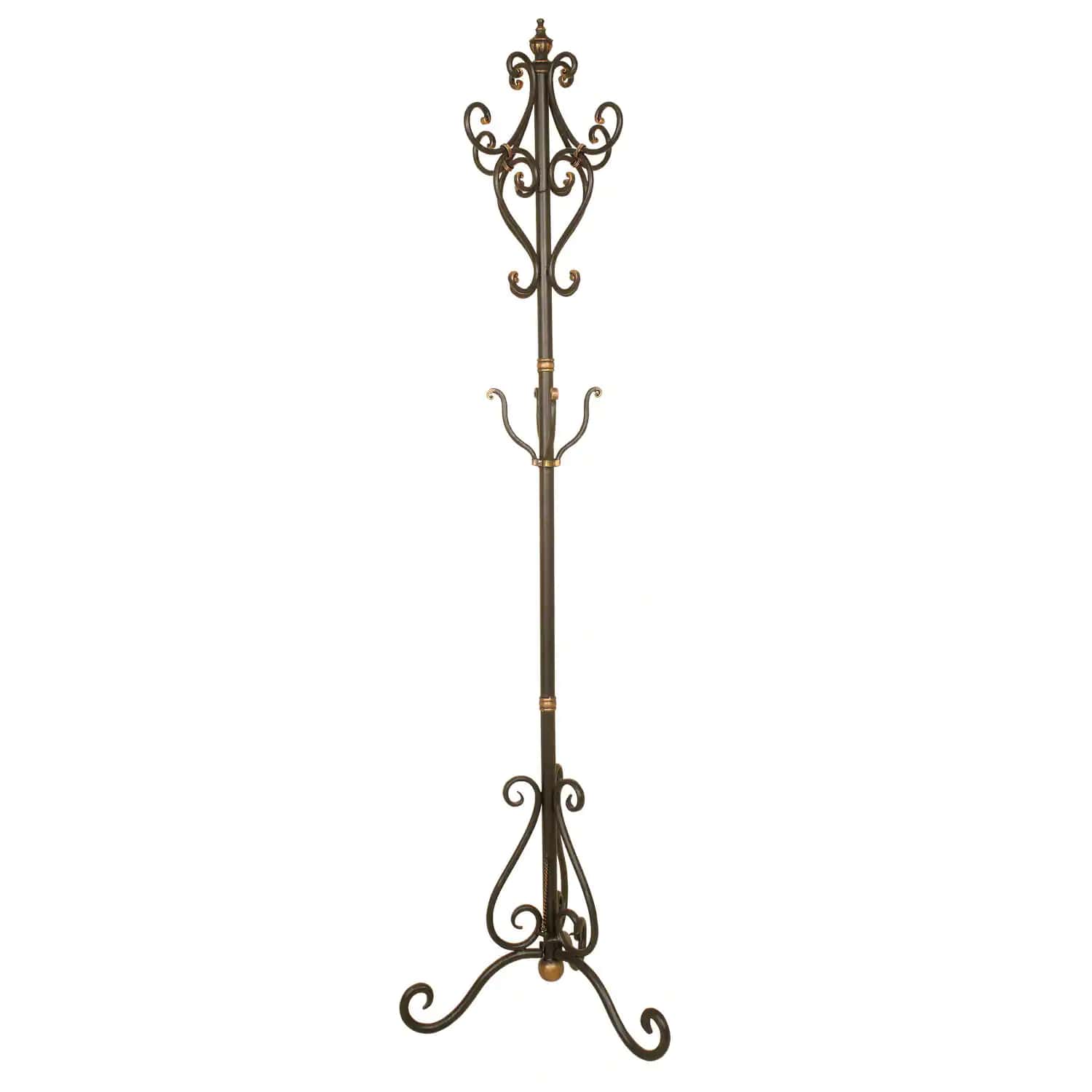 Mario Industries Oil-Rubbed Bronze Scrolled Coat Tree