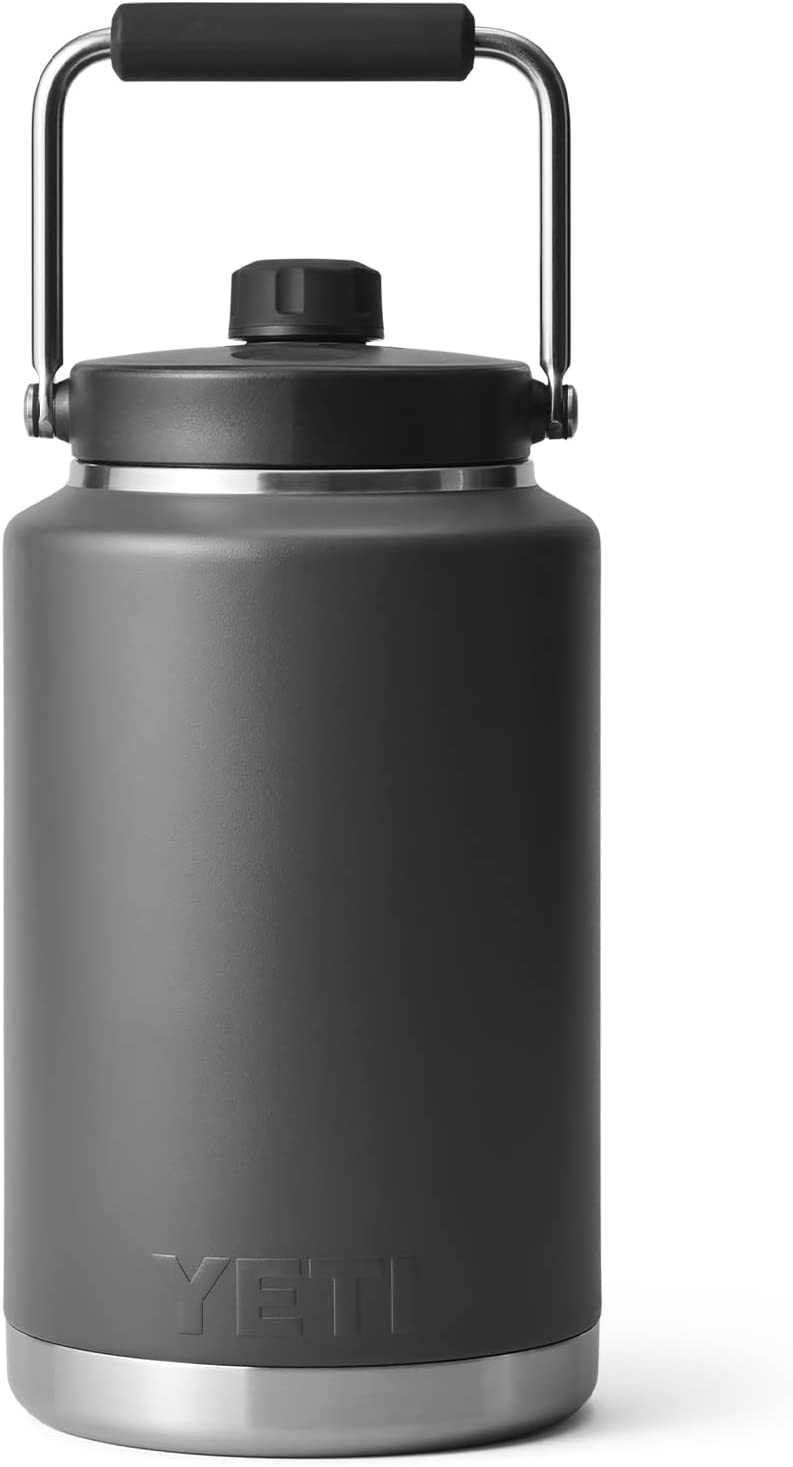 YETI Rambler Gallon Jug. Vacuum Insulated. Stainless Steel with MagCap. Charcoal