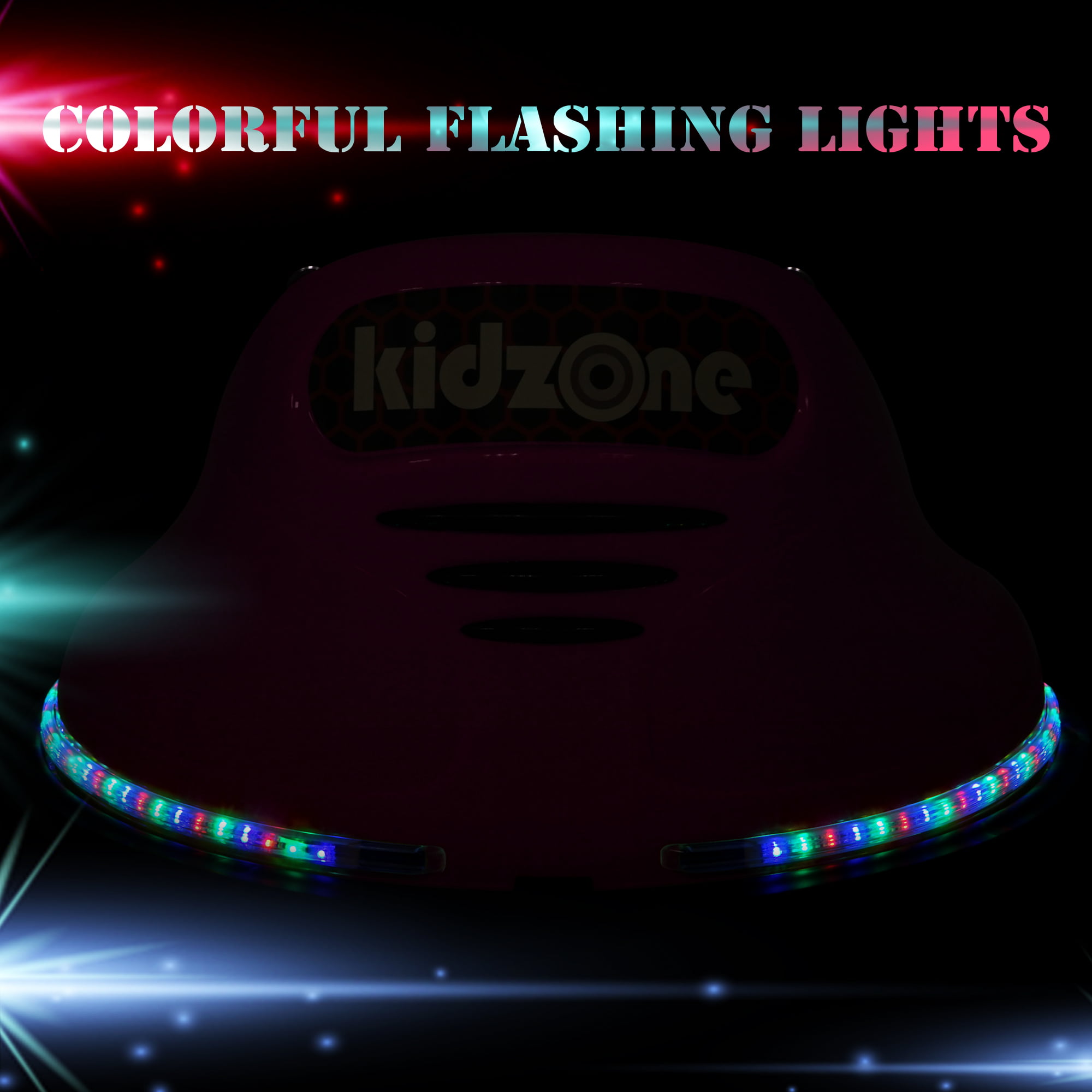 Kidzone DIY Number 6V Kids Toy Electric Ride On Bumper Car Vehicle Remote Control 360 Spin ASTM-certified 1.5-6 Years