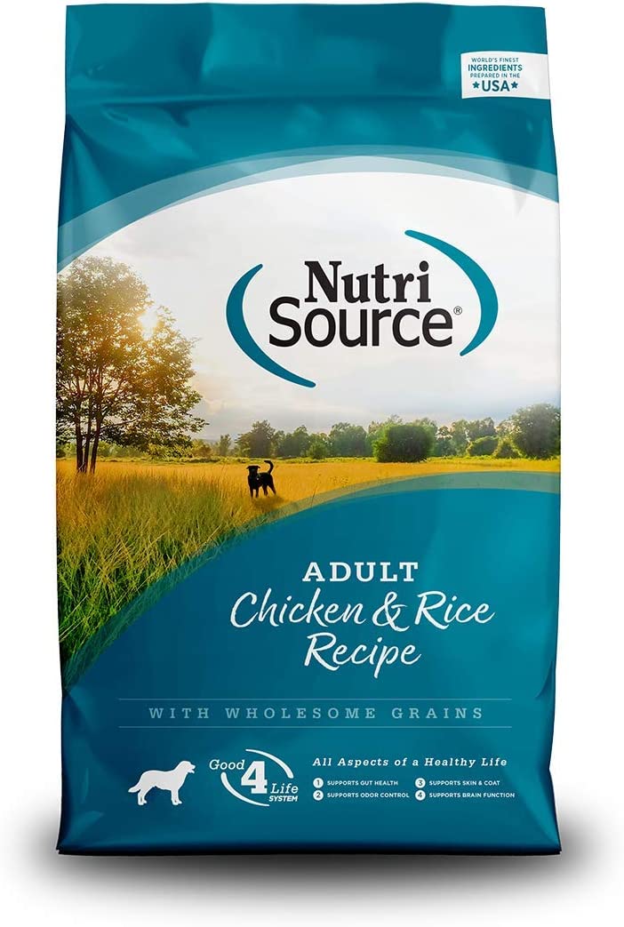 Nutrisource Adult Chicken & Rice Dry Dog Food 15Lb